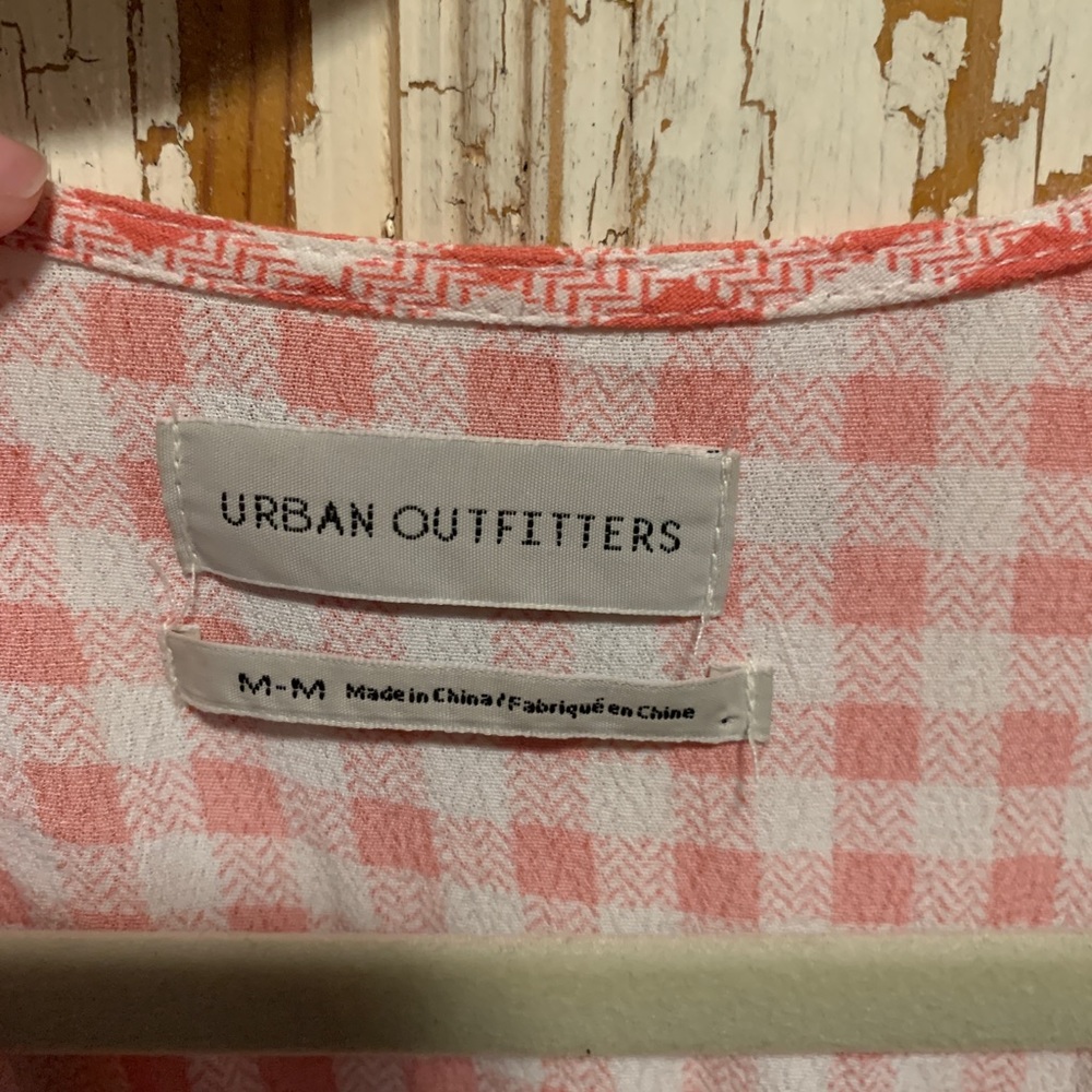 MOVING SALE ❤️Urban Outfitters Pink Gingham Dress - Picture 7 of 7
